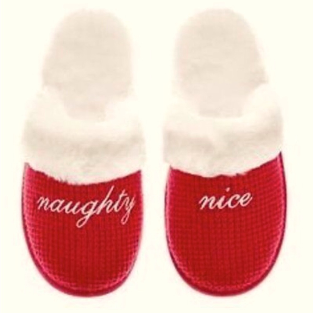 Victoria Secret Naughty & Nice Slippers